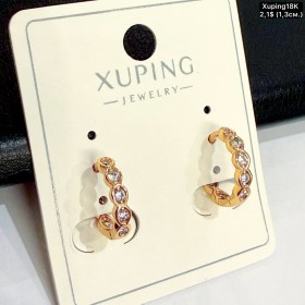 Сережки Xuping18К 20490 (1.3см)